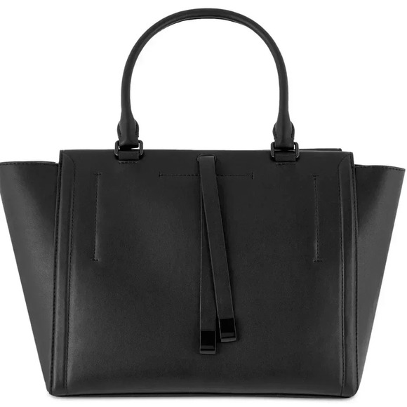 DKNY Tara Leather Tote Bag in Black - Picture 2 of 13